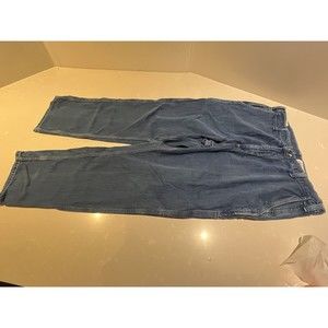 Carhartt Carpenter Size 40 x 32 Jeans 382-83 Dungaree Fit Dark Blue Work Pants